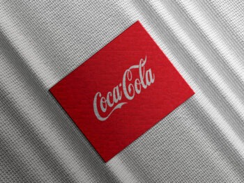 Logo bordado de Coca Cola