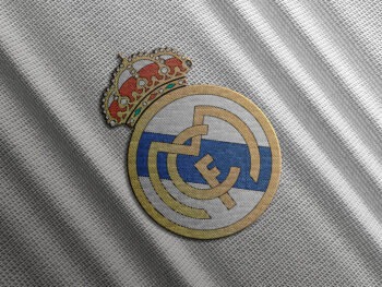 Logo bordado del Real Madrid